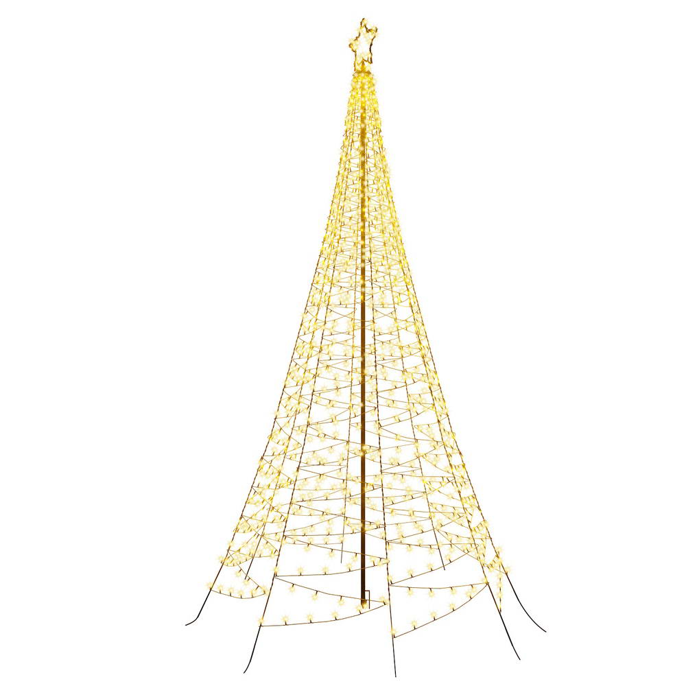 3.6M Christmas Tree 800 LED Solar Net Lights-3