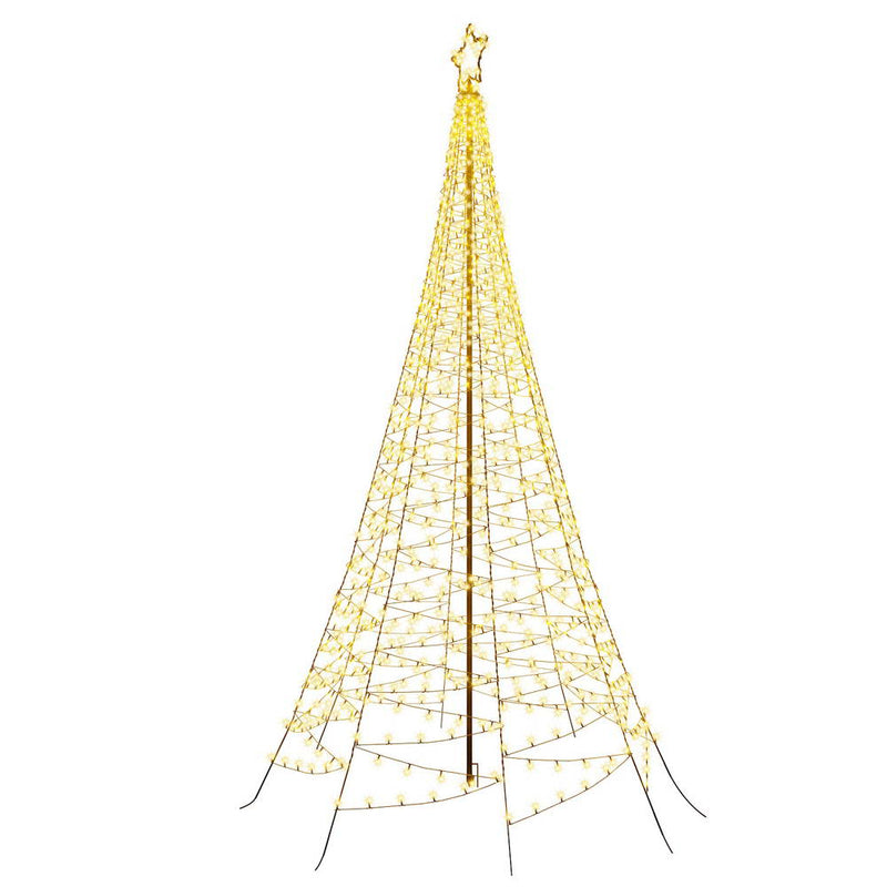 3.6M Christmas Tree 800 LED Solar Net Lights-3