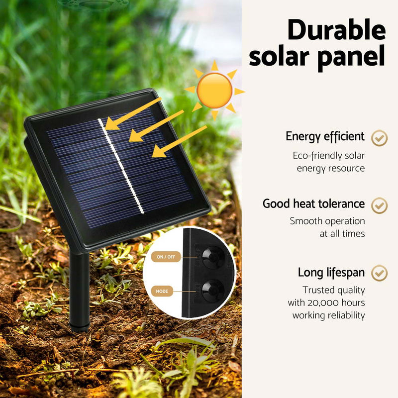 3.6M Christmas Tree 800 LED Solar Net Lights-5