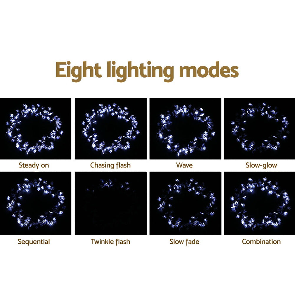Christmas Lights 100 LED 10M String Light Snow Decorations