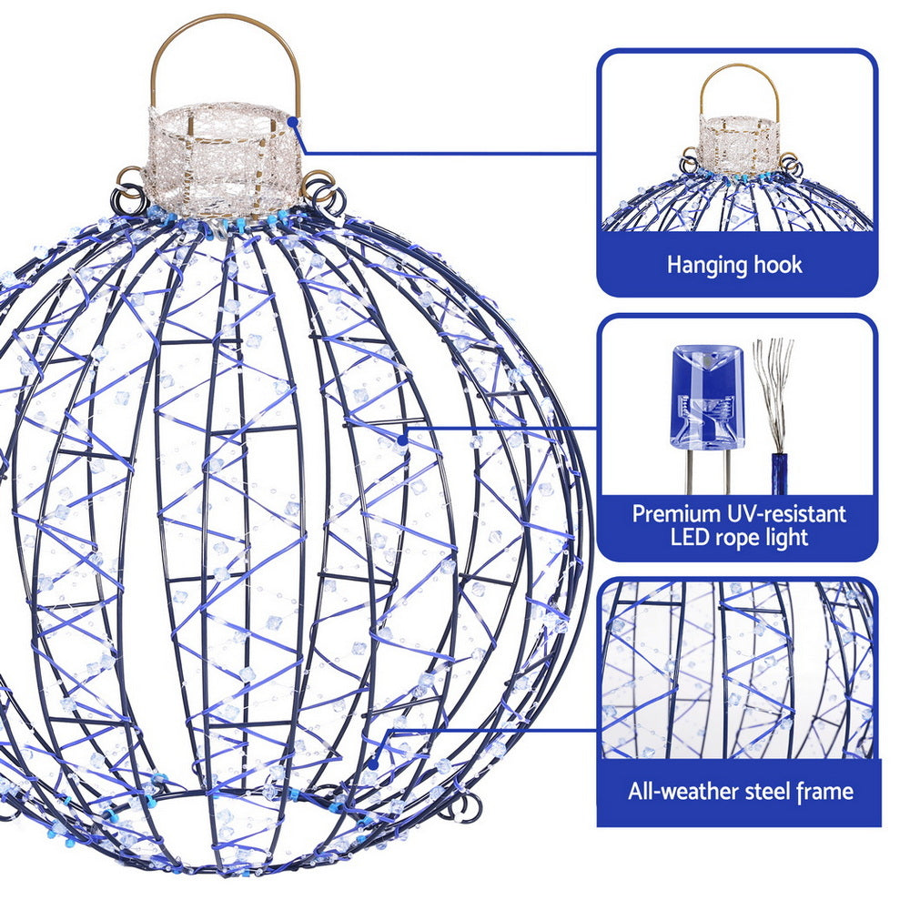 Christmas Lights 320 LED Fairy Light 3pcs Ball Decorations Set