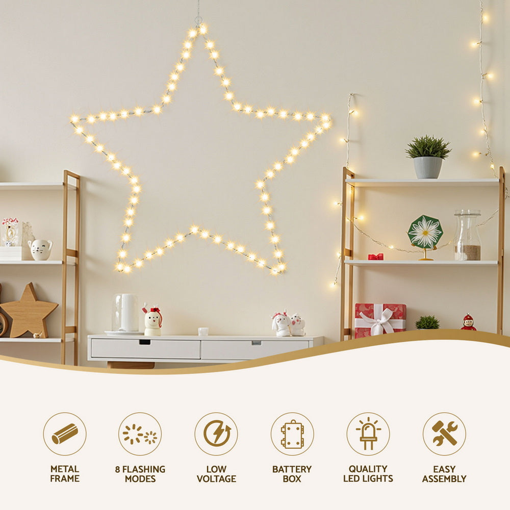 Christmas Lights 50cm Star 70 LED Xmas Decorations