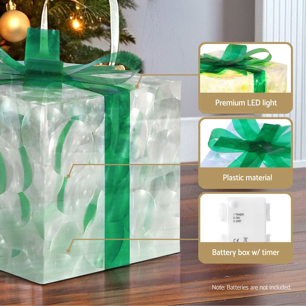 3 PCS Christmas Lights 70 LED Fairy Light Gift Box