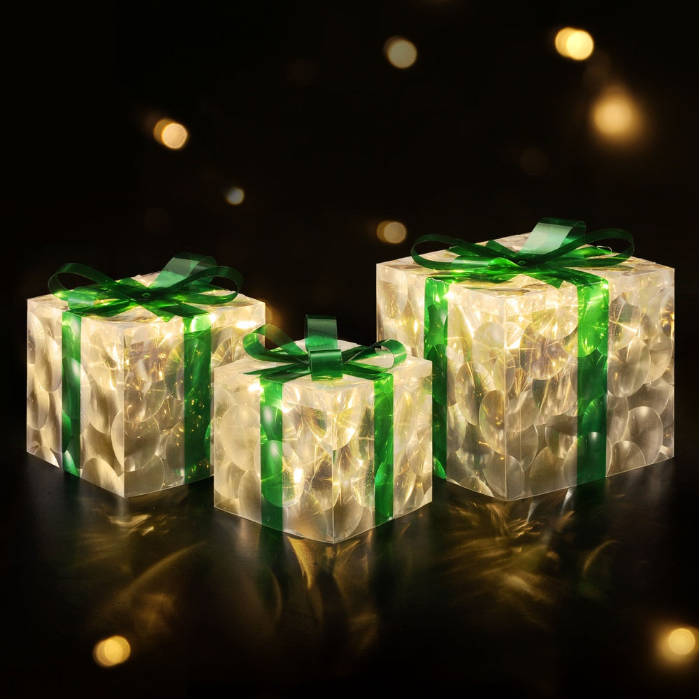 3 PCS Christmas Lights 70 LED Fairy Light Gift Box