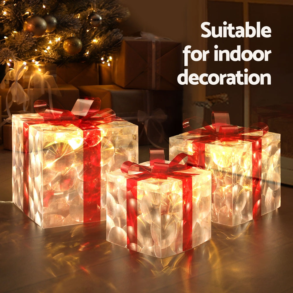 3 PCS Christmas Lights 70 LED Fairy Light Gift Box
