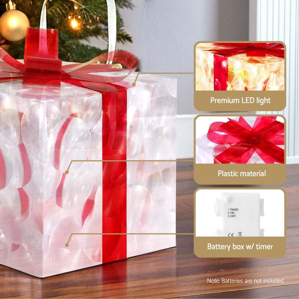 3 PCS Christmas Lights 70 LED Fairy Light Gift Box