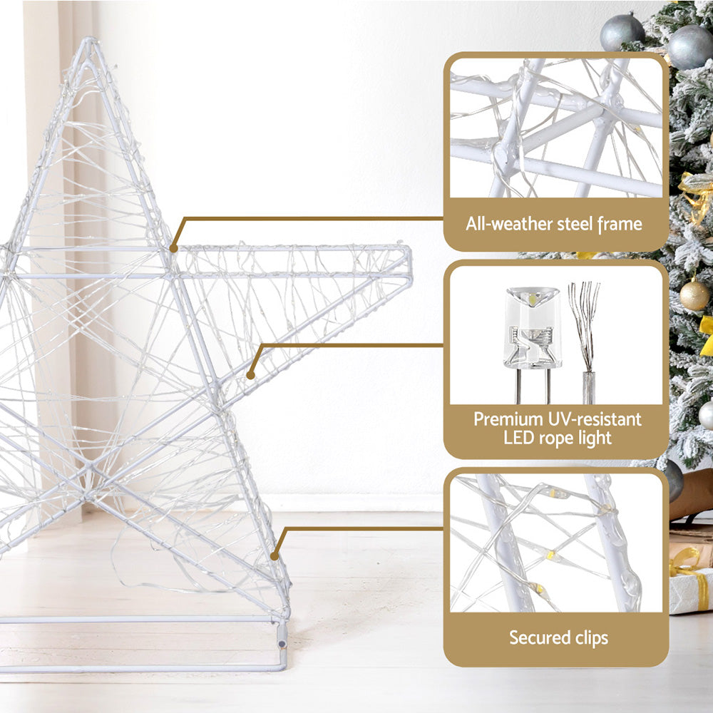3 PCS Christmas Lights 900 LED Fairy Light Star Decorations