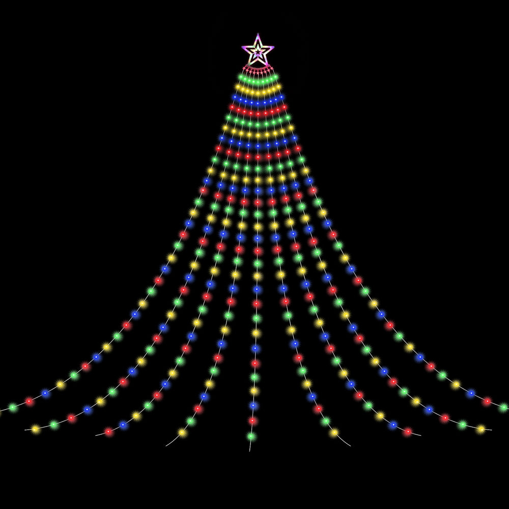 3.8M Christmas Lights Waterfall String Light 340 LED