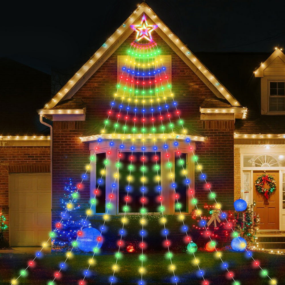3.8M Christmas Lights Waterfall String Light 340 LED