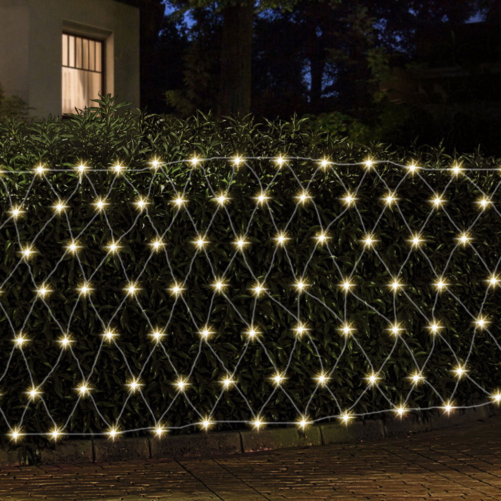 2Mx3M Christmas Lights Net String Light Decorations Warm 504 LED