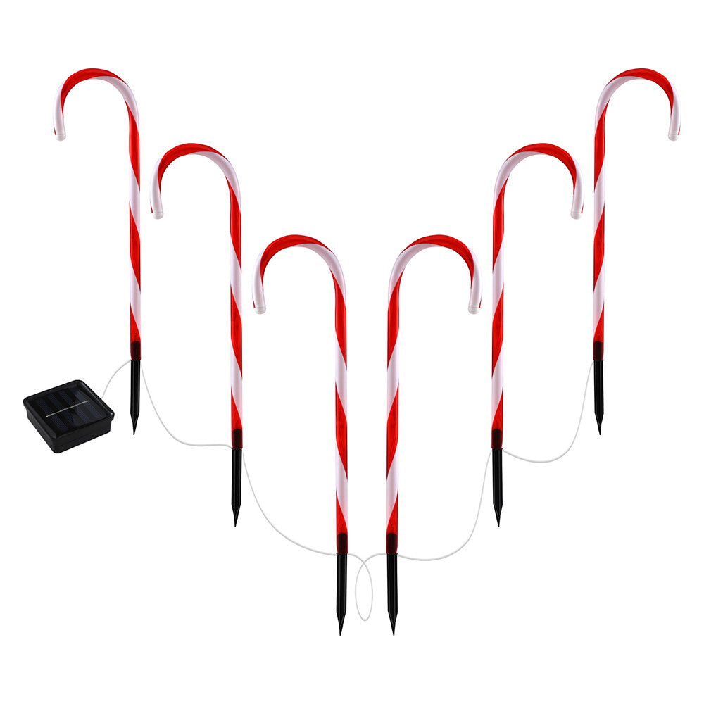 42 LED 6 PCS Christmas Lights Path Ground Light Garden Decorations