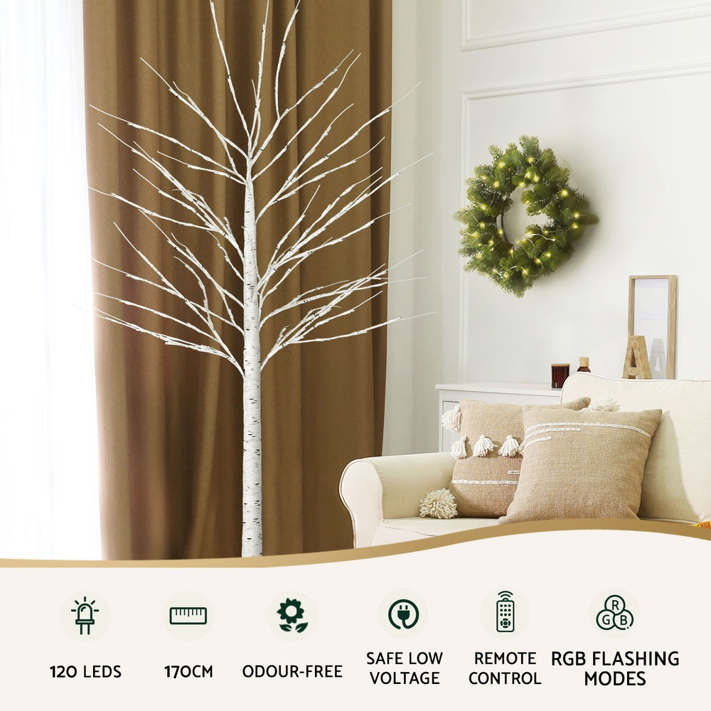 1.7M Christmas Tree 120 RGB LED Lights