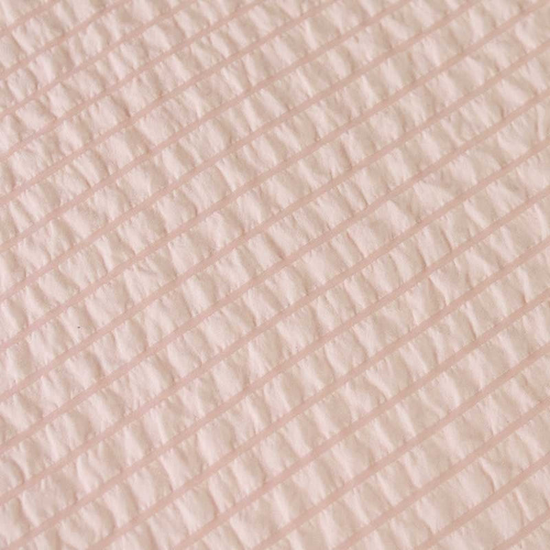 Ardor Ingrid Blush Seersucker Stripe Quilt Cover Set King - Home & Garden > Bedding - Bedzy Australia