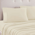 Microfiber Sheet Set King 33cm Wall Cream