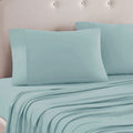 Microfiber Sheet Set King 33cm Wall Ice Blue