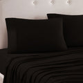 Microfiber Sheet Set Queen 33cm Wall Dark Chocolate