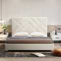 Matrix Queen Bed Frame Beige