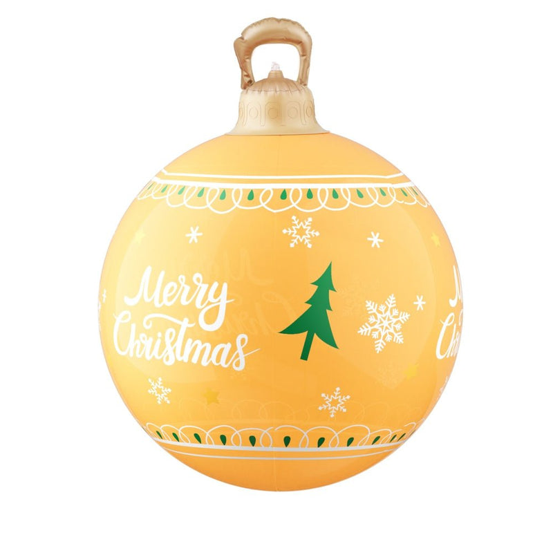 Christmas Inflatable Ball Led 60cm Decoration Giant Bauble Gold - Occasions > Christmas > Christmas Decorations - Bedzy Australia