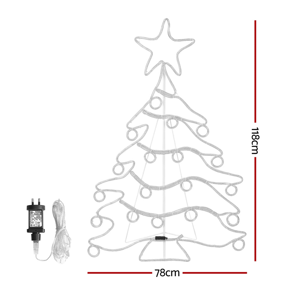 Christmas Lights 118cm Motif 288 LED Rope Light Outdoor Decoration - Occasions > Christmas > Outdoor Decorations & Lights - Bedzy Australia