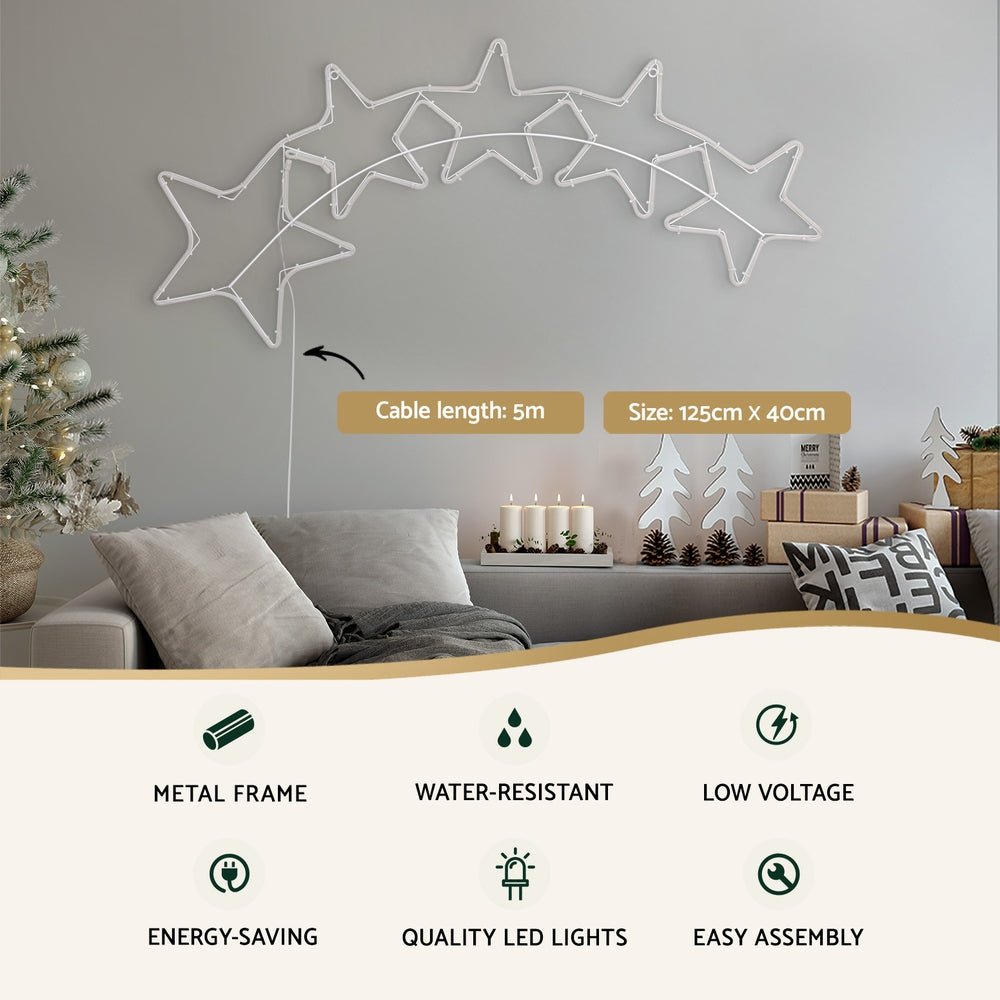 Christmas Lights 125cm Motif 560 LED Rope Light Outdoor Decoration - Occasions > Christmas > Outdoor Decorations & Lights - Bedzy Australia