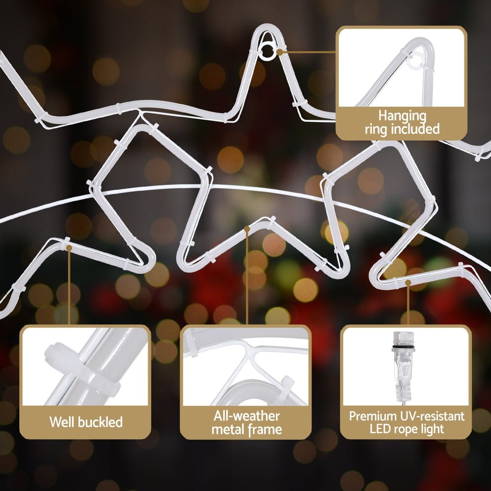 Christmas Lights 125cm Motif 560 LED Rope Light Outdoor Decoration - Occasions > Christmas > Outdoor Decorations & Lights - Bedzy Australia