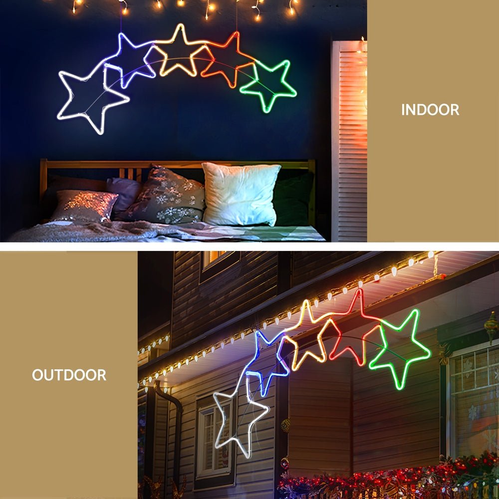 Christmas Lights 125cm Motif 560 LED Rope Light Outdoor Decoration - Occasions > Christmas > Outdoor Decorations & Lights - Bedzy Australia
