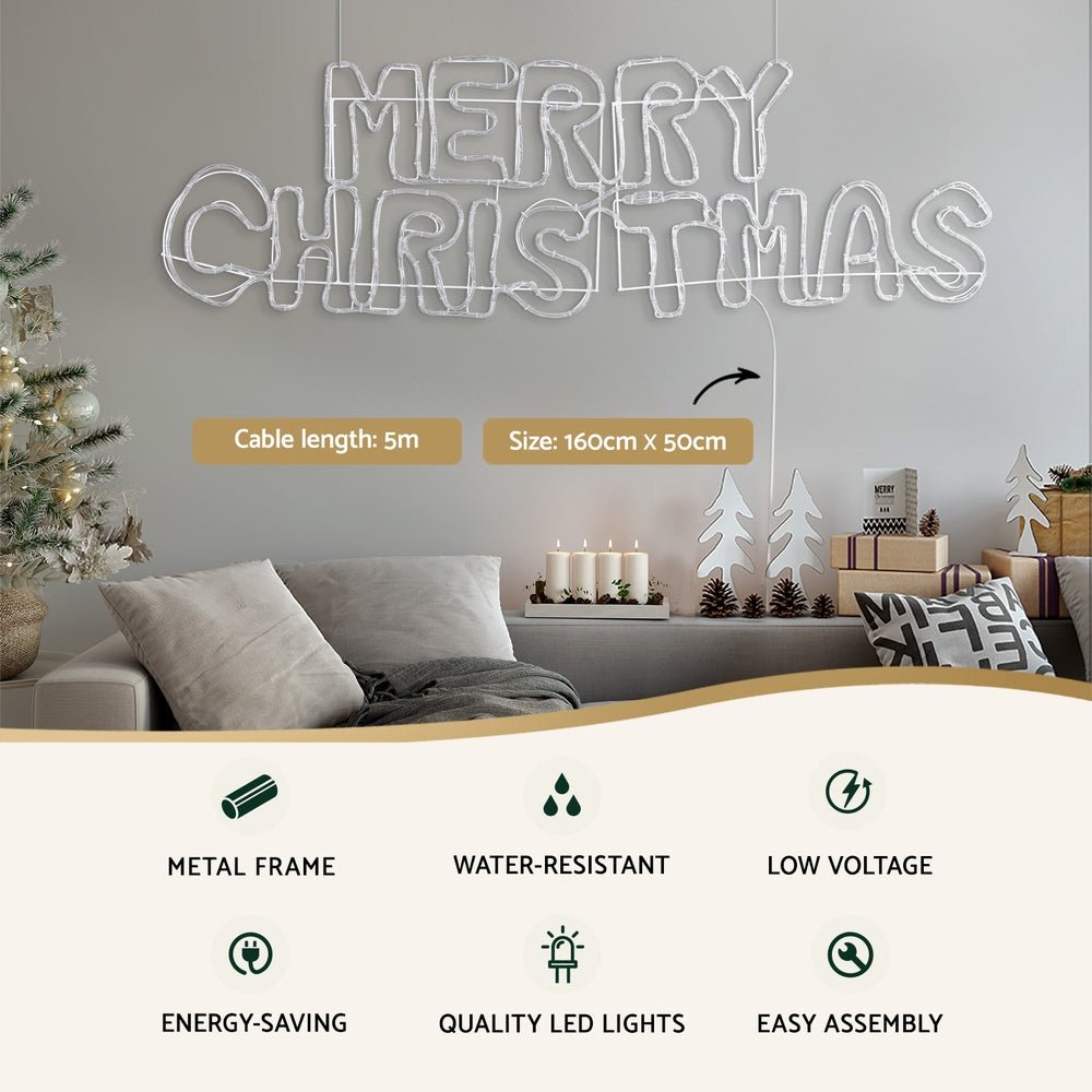 Christmas Lights 160cm Motif 360 LED Rope Light Outdoor Decoration - Occasions > Christmas > Outdoor Decorations & Lights - Bedzy Australia