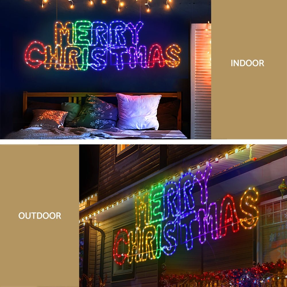 Christmas Lights 160cm Motif 360 LED Rope Light Outdoor Decoration - Occasions > Christmas > Outdoor Decorations & Lights - Bedzy Australia
