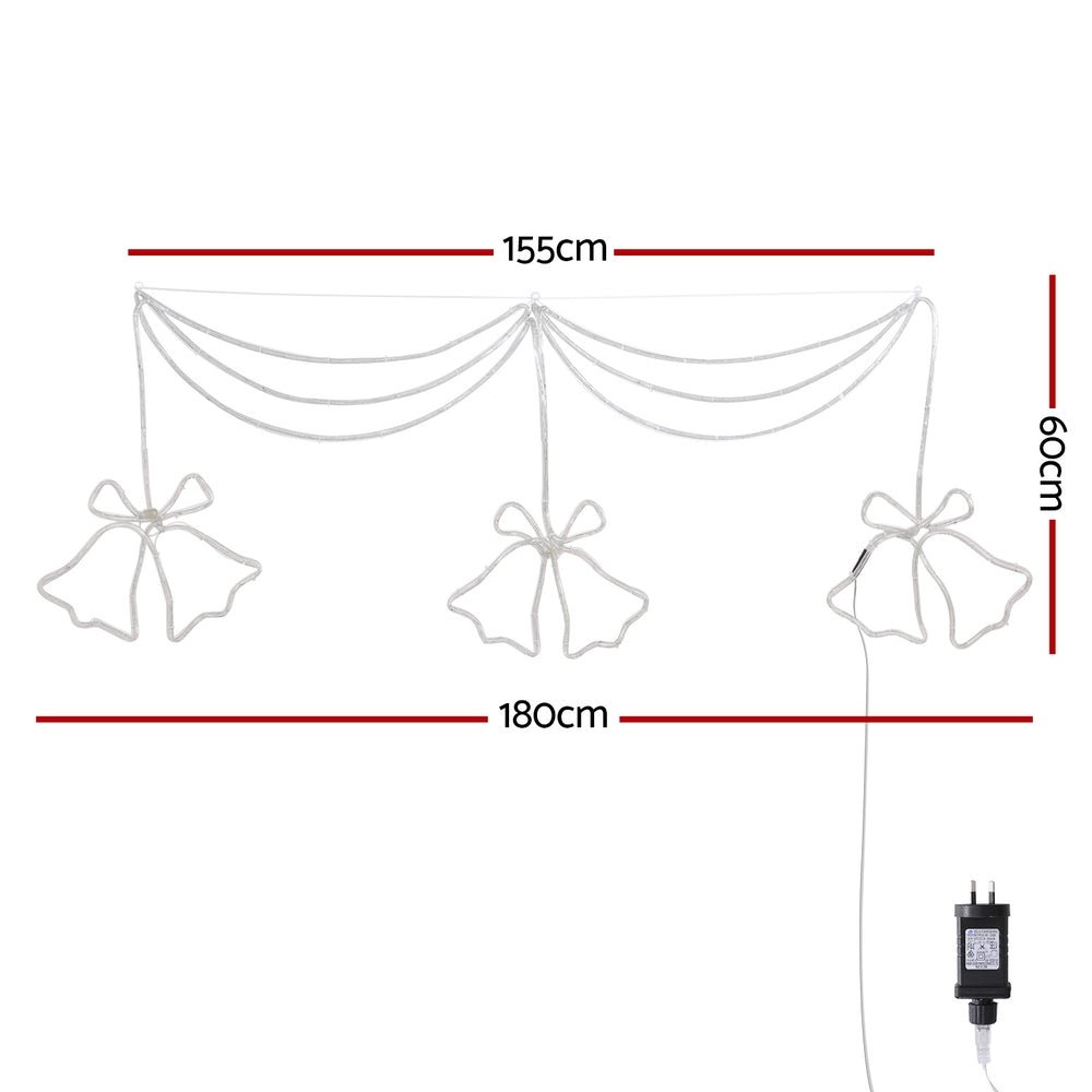 Christmas Lights 180cm Motif 288 LED Rope Light Outdoor Decoration - Occasions > Christmas > Outdoor Decorations & Lights - Bedzy Australia