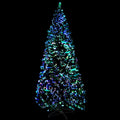 6FT / 1.8M Fibre Optic Christmas Tree – 300 Tips – Pre-lit Multi-Colour Fibre Optic Lights