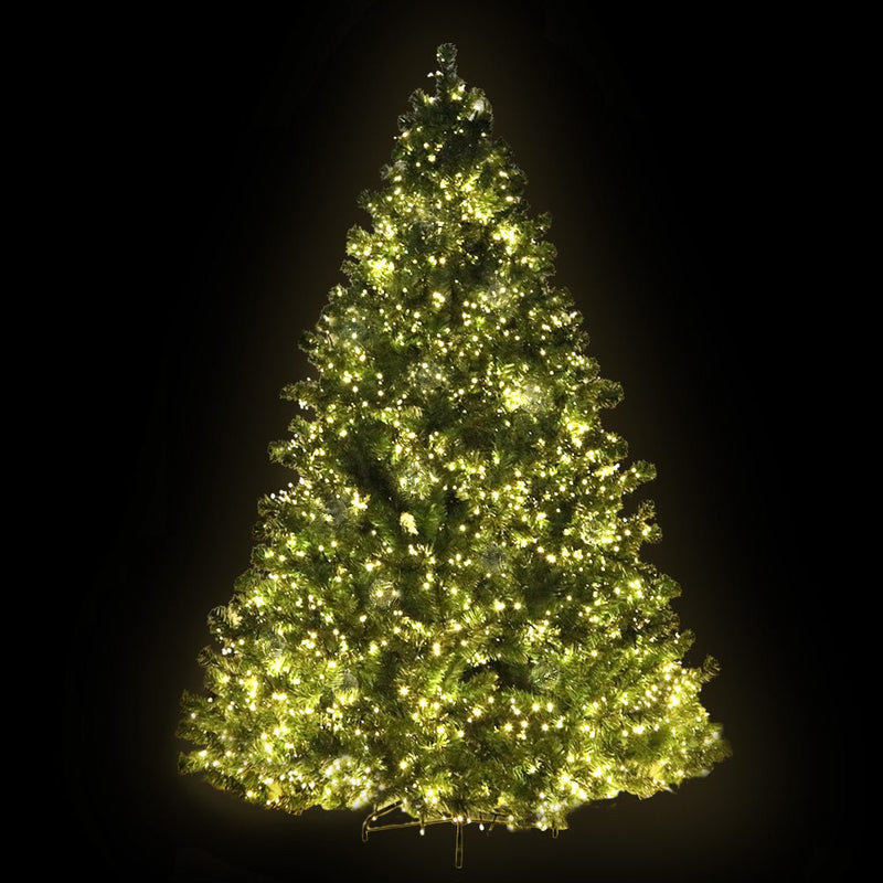 Christmas Tree 1.8M Xmas Tree with 1980 LED Lights Warm White - Bedzy Australia