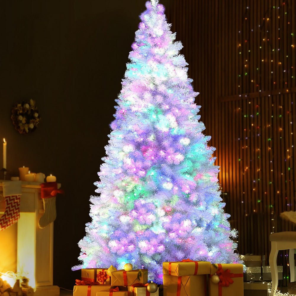 Christmas Tree 2.1m RGB Remote Xmas Party Decorations 1310 Tips - Occasions > Christmas > Christmas Trees - Bedzy Australia