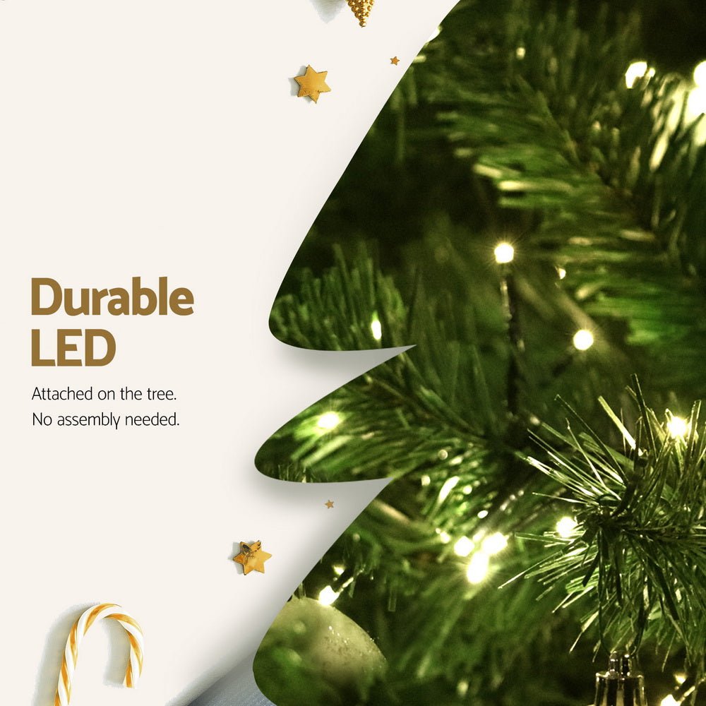 Christmas Tree 2.4m Xmas Tree Decorations 1488 LEDs - Occasions > Christmas > Christmas Trees - Bedzy Australia