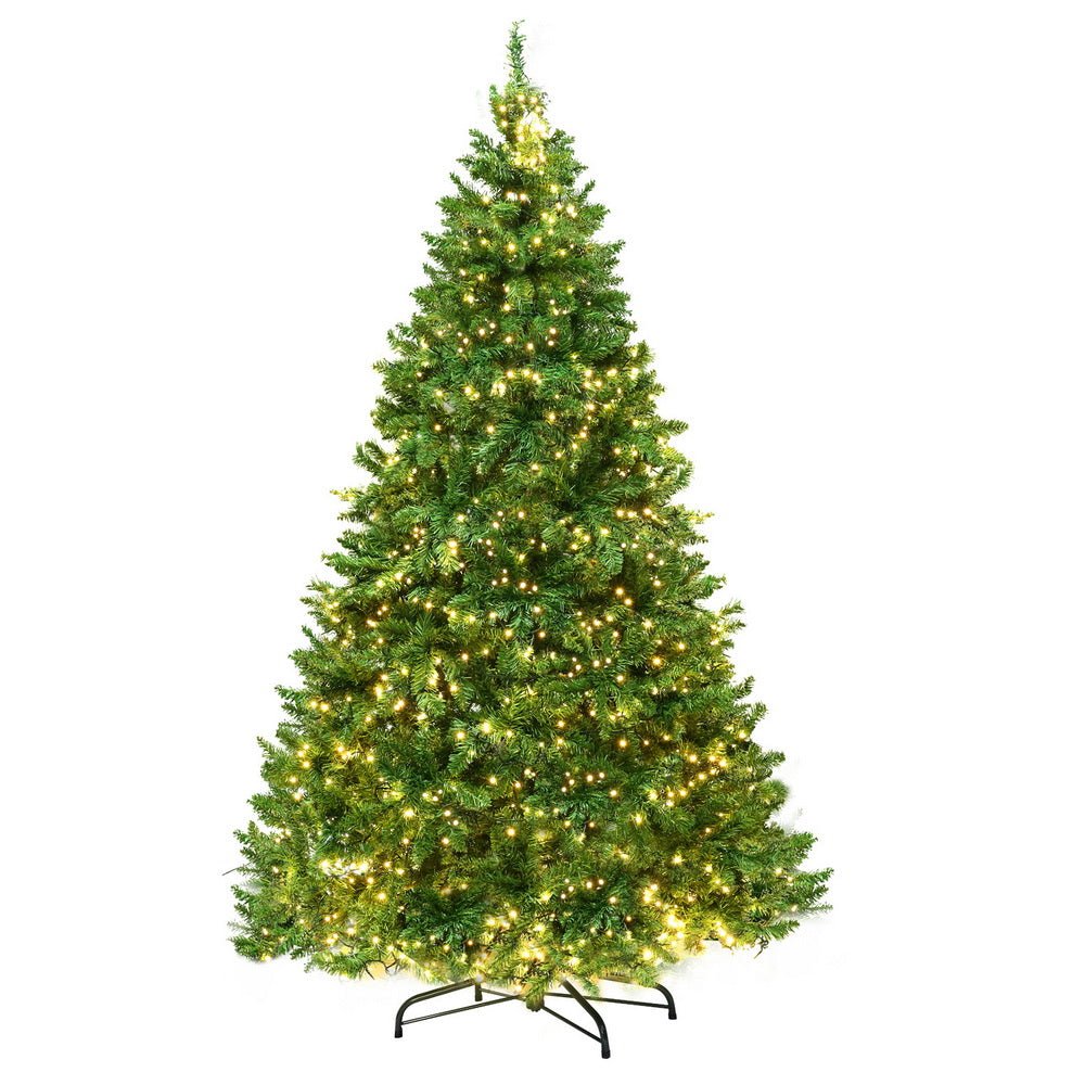 Christmas Tree 2.4m Xmas Tree Decorations 1488 LEDs - Occasions > Christmas > Christmas Trees - Bedzy Australia