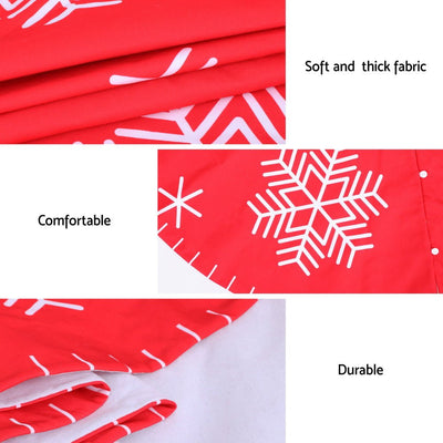 Christmas Tree Skirt 90cm Snowflake Ornaments Party Decorations - Occasions > Christmas > Christmas Decorations - Bedzy Australia