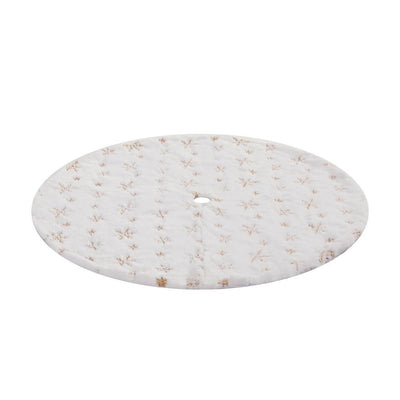 Christmas Tree Skirt 90cm Snowflake Ornaments Xmas Decorations - Occasions > Christmas > Christmas Decorations - Bedzy Australia