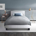 Coogee King Single Bed Frame White