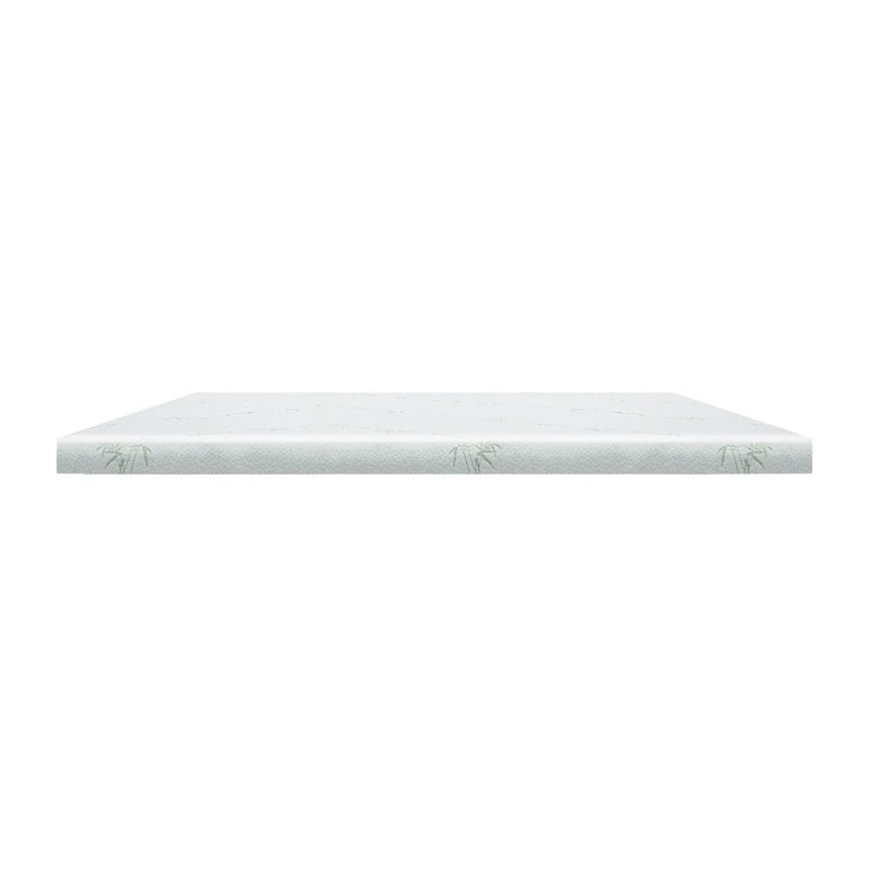 Cool Gel Memory Foam Mattress Topper w/Bamboo Cover 5cm - Single - Bedzy Australia