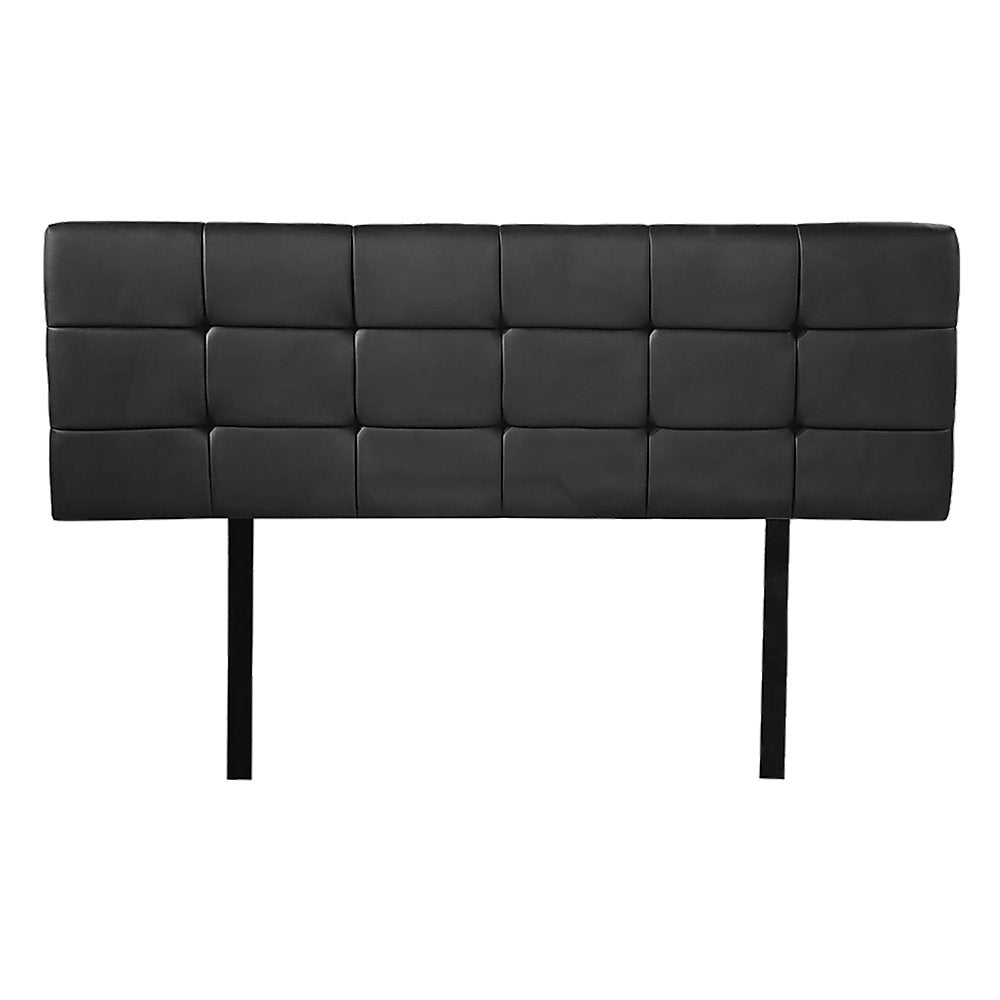 Double Size | Deluxe Headboard Bedhead (Black) - Bedzy Australia