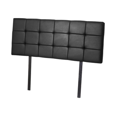 Double Size | Deluxe Headboard Bedhead (Black) - Bedzy Australia