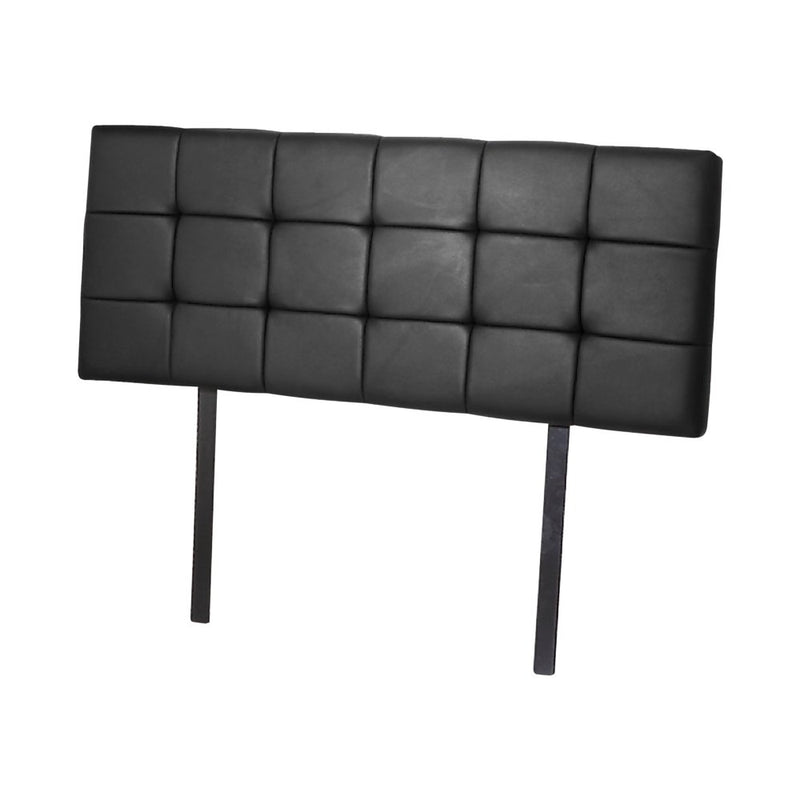 Double Size | Deluxe Headboard Bedhead (Black) - Bedzy Australia