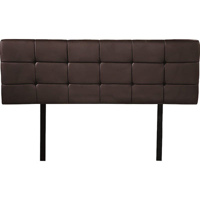 Double Size | Deluxe Headboard Bedhead (Brown) - Bedzy Australia