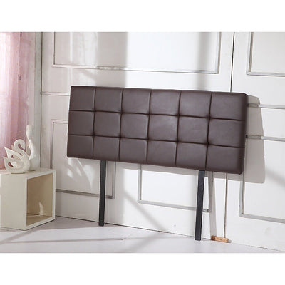 Double Size | Deluxe Headboard Bedhead (Brown) - Bedzy Australia