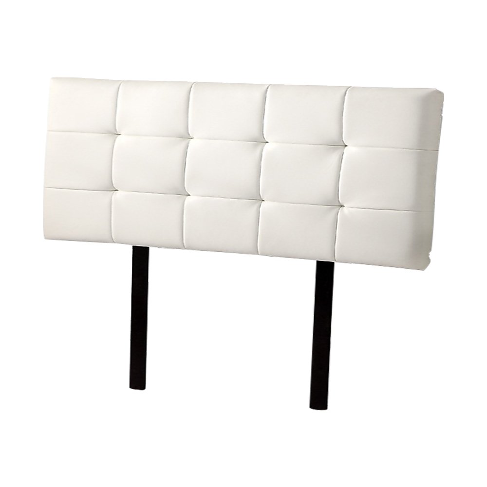 Double Size | Deluxe Headboard Bedhead (White) - Bedzy Australia