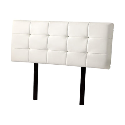 Double Size | Deluxe Headboard Bedhead (White) - Bedzy Australia