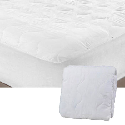 Essentially Home Living Microfibre Quilted Fitted Mattress Protector - SINGLE - Home & Garden > Bedding - Bedzy Australia