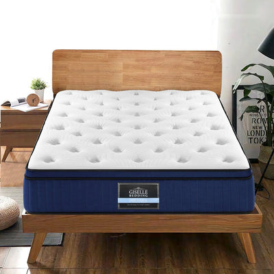 Franky Euro Top Cool Gel Pocket Spring Mattress 34cm Thick - Double - Bedzy Australia