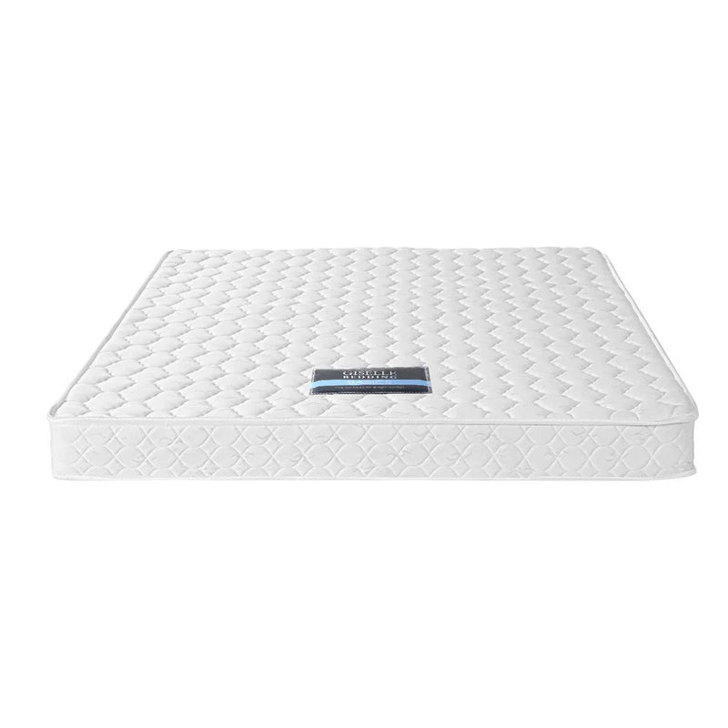 King Single Premium Package | Eden Trundle Bed Black with Algarve Euro Top Pocket Spring Mattress (Medium Firm) shown on white background