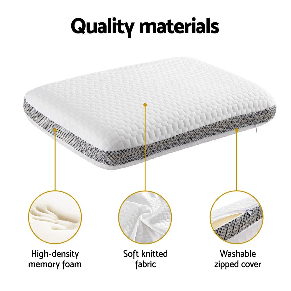 Giselle Memory Foam Pillow - Home & Garden > Bedding - Bedzy Australia