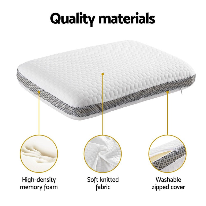 Giselle Memory Foam Pillow - Home & Garden > Bedding - Bedzy Australia